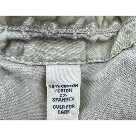 Y2K Abercrombie & Fitch  Khaki Ultra Low Rise  Prep Preppy Cargo Pants, Sz. 2 - Picture 14 of 16